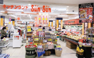 キッチンランドSunSun 店内